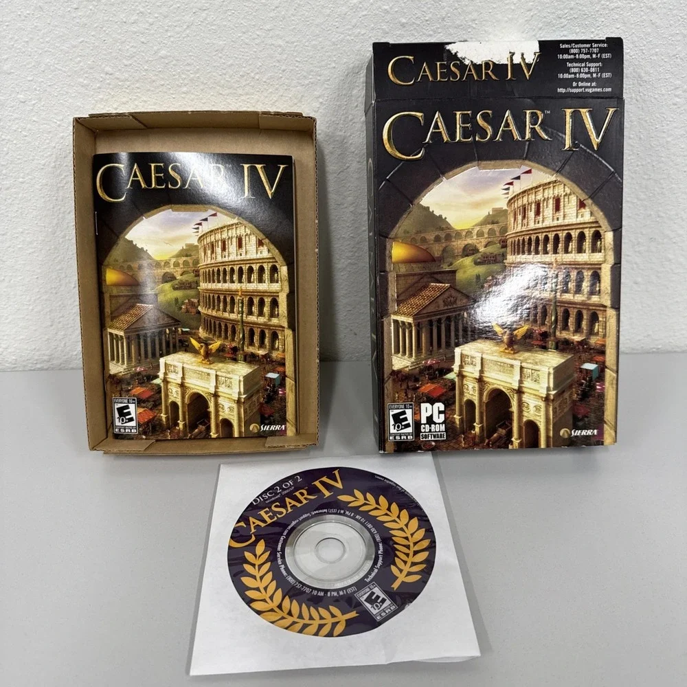 Caesar IV (PC‎ CD-ROM, 2006) Disc 2 Only With Manual